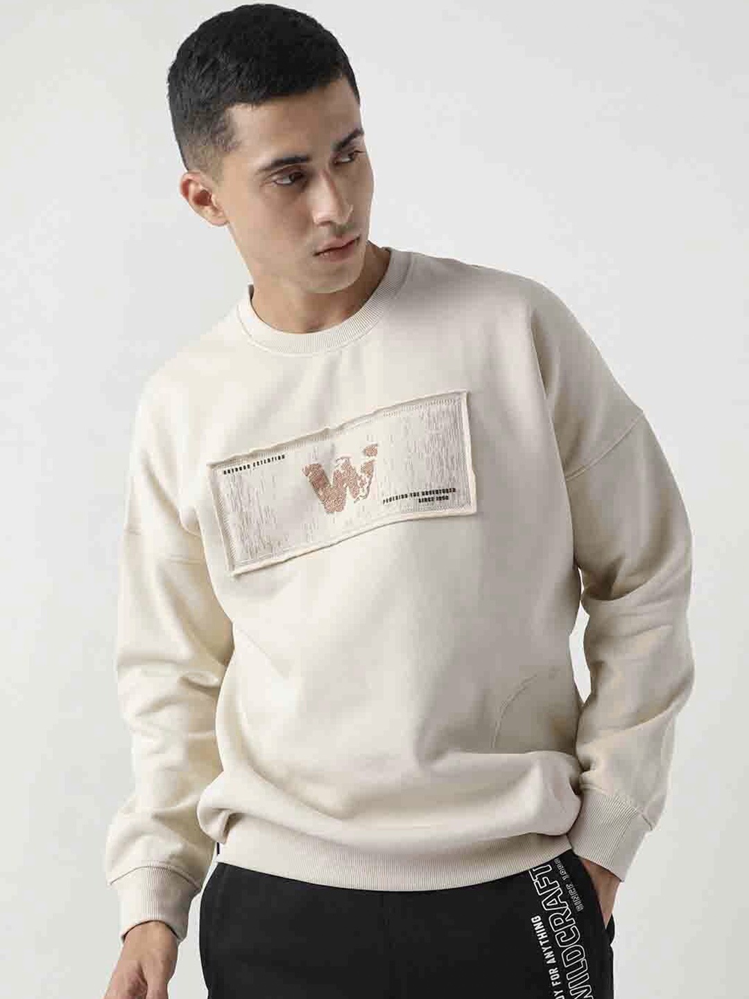 

Wildcraft Men Beige Sweatshirt