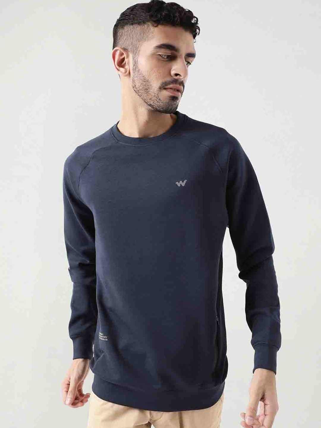 

Wildcraft Men Navy Blue Sweatshirt