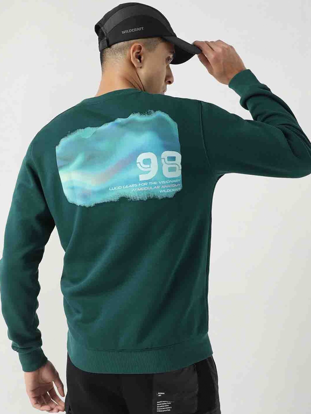 

Wildcraft Men Green Sweatshirt