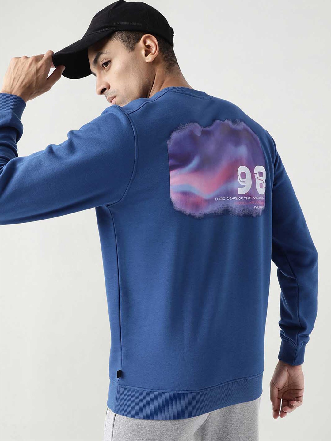 

Wildcraft Men Blue Sweatshirt