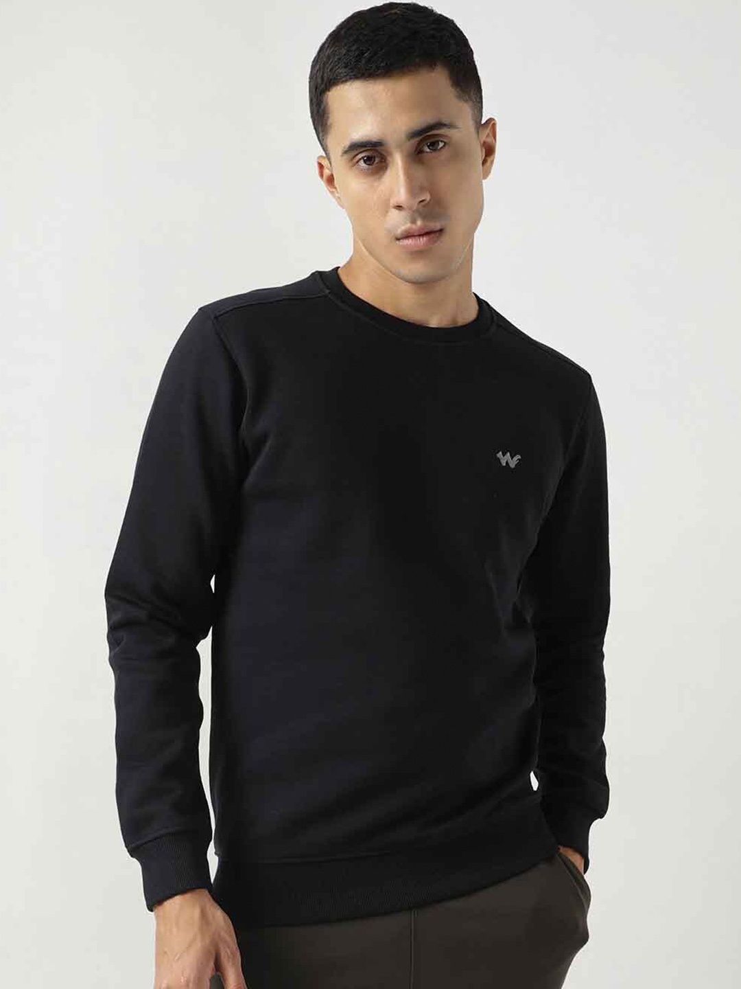 

Wildcraft Men Black Sweatshirt