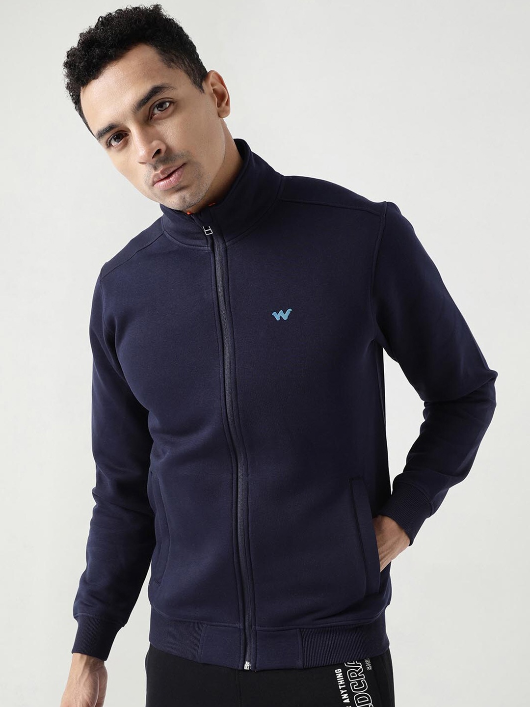 

Wildcraft Men Navy Blue Sweatshirt