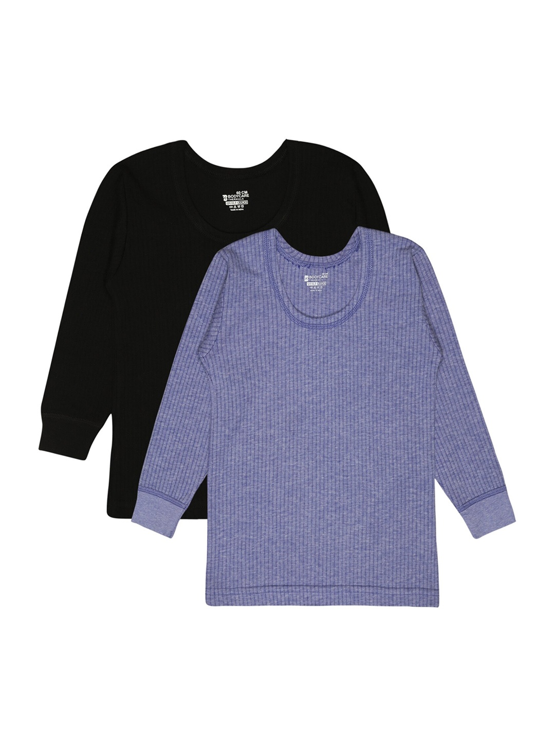 

BODYCARE INSIDER Infant Pack Of 2 Round Neck Full Sleeves Thermal Tops, Blue