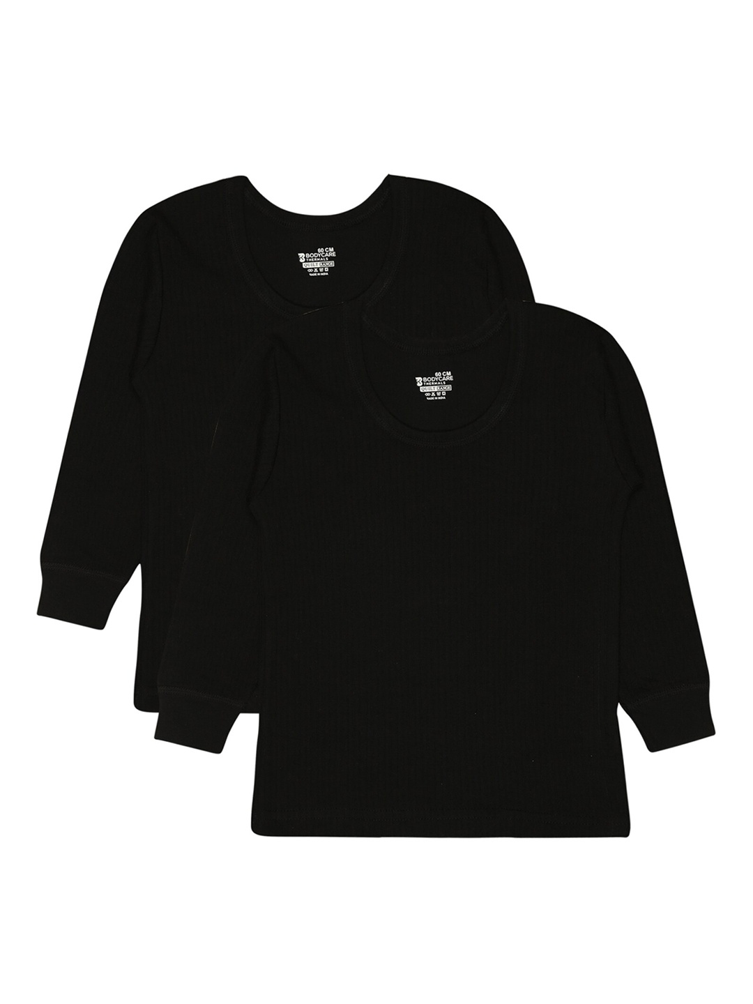 

BODYCARE INSIDER Infant Pack Of 2 Thermal Tops, Black
