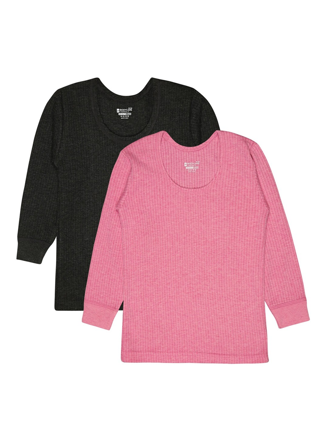 

BODYCARE INSIDER Infants Pack Of 2 Ribbed Thermal Tops, Fuchsia