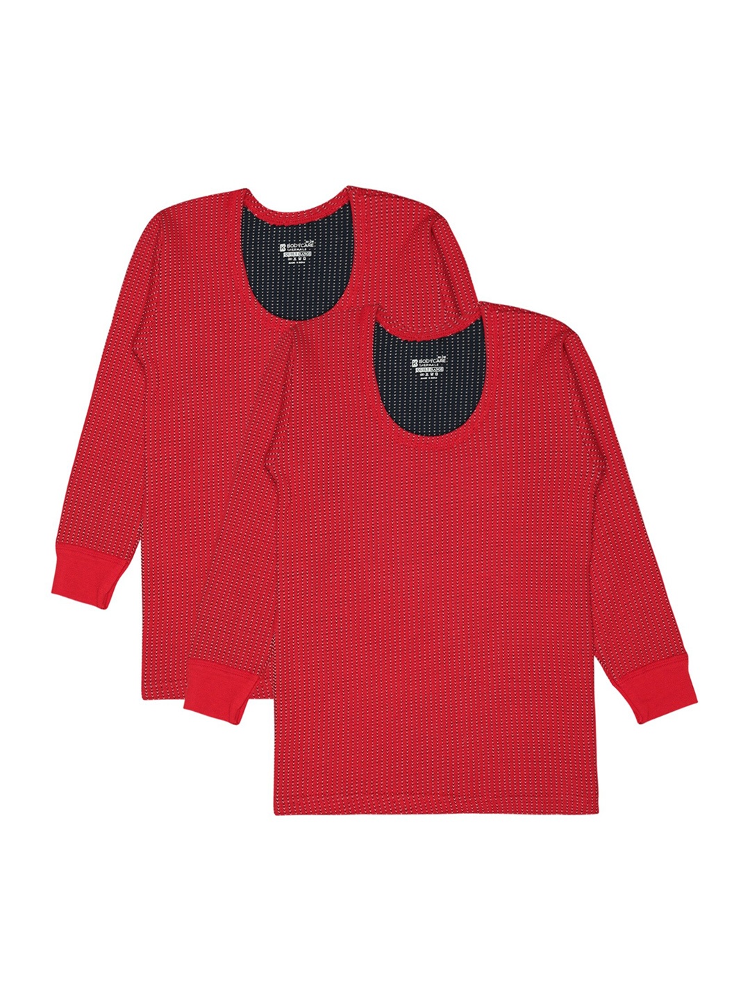 

BODYCARE INSIDER Infants Pack Of 2 Ribbed Thermal Tops, Red