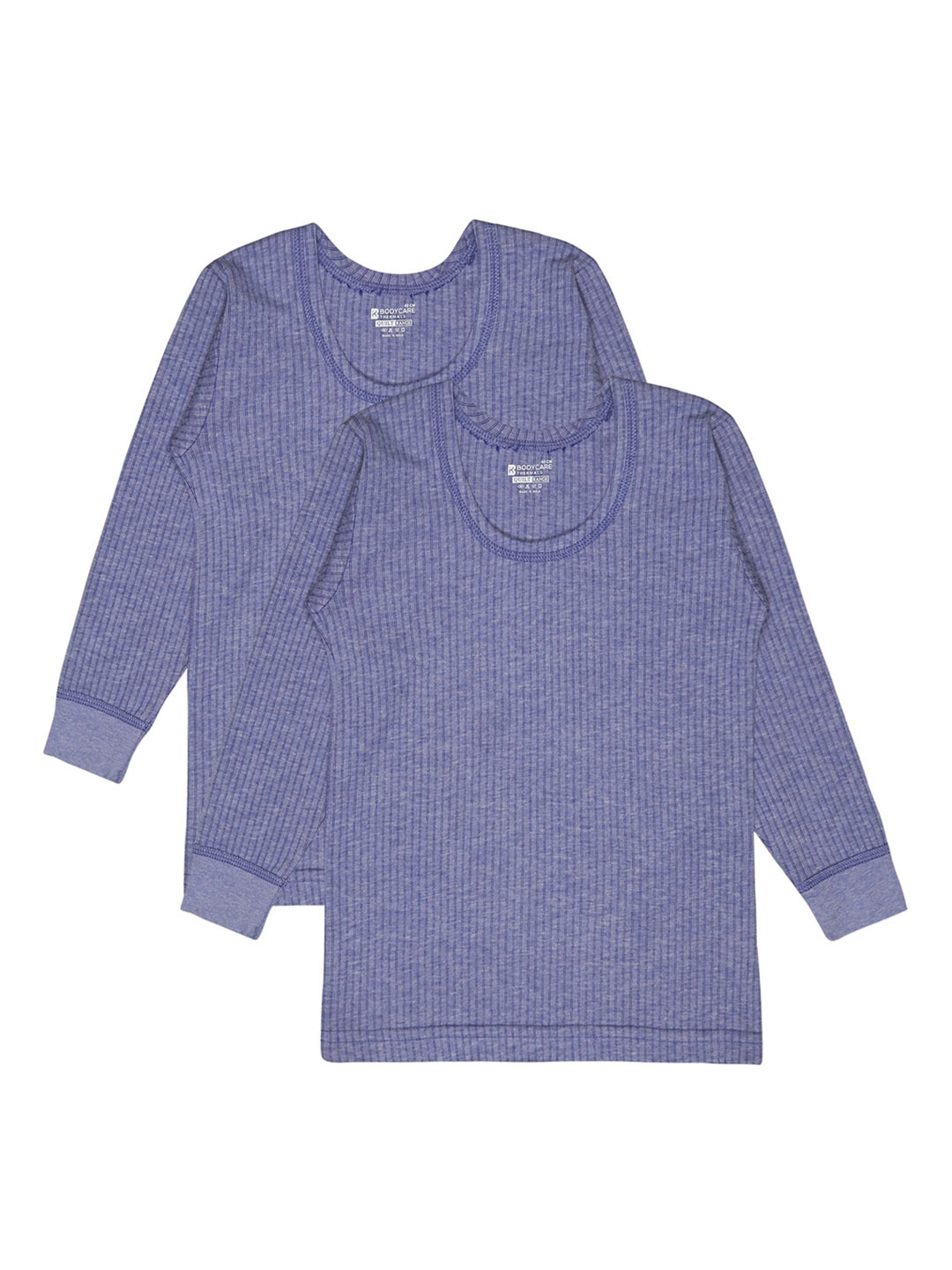 

BODYCARE INSIDER Infants Pack Of 2 Round Neck Full Sleeves Thermal Tops, Blue