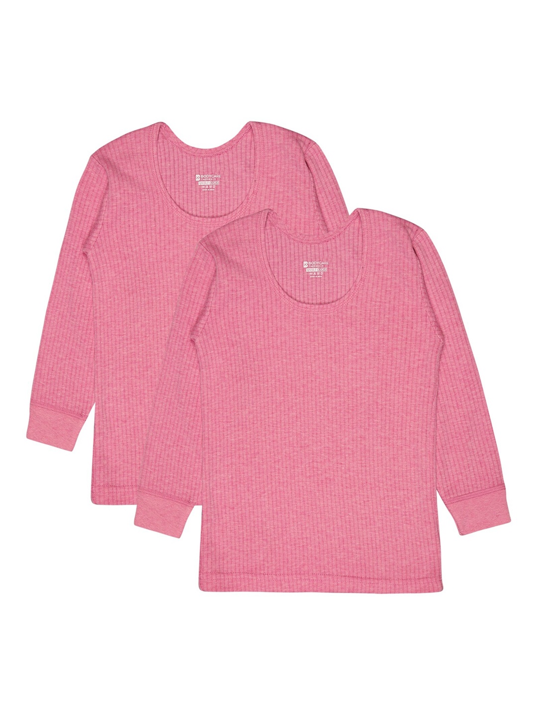 

BODYCARE INSIDER Infants Pack Of 2 Round Neck Full Sleeves Thermal Tops, Fuchsia
