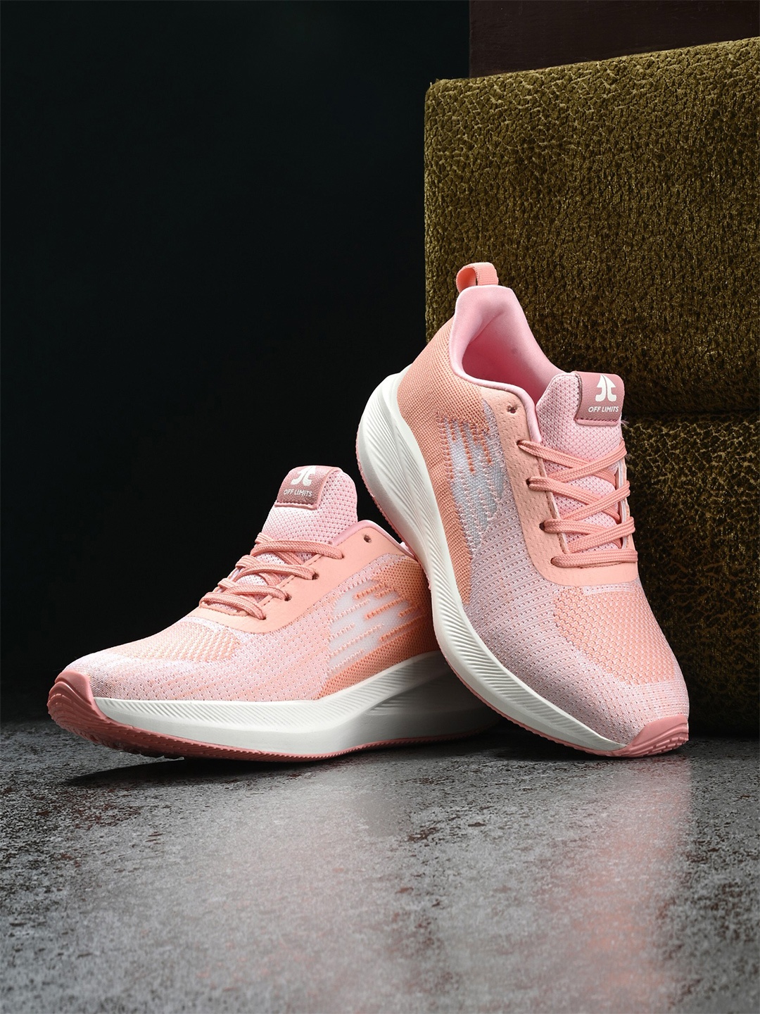 

OFF LIMITS Women Mesh Running Sports Shoes, Peach