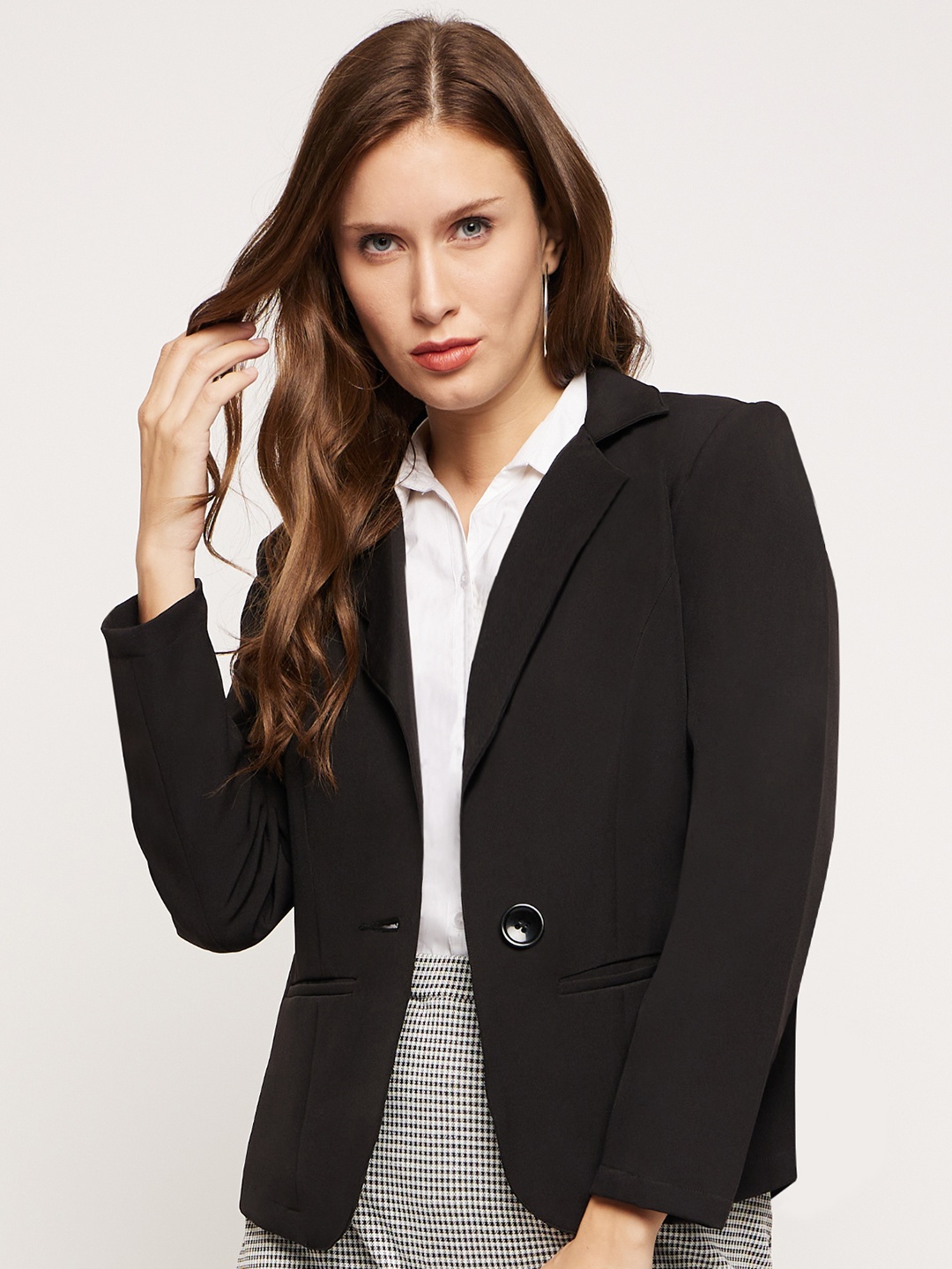 

Martini Tailored-Fit Single Breasted Blazer, Black