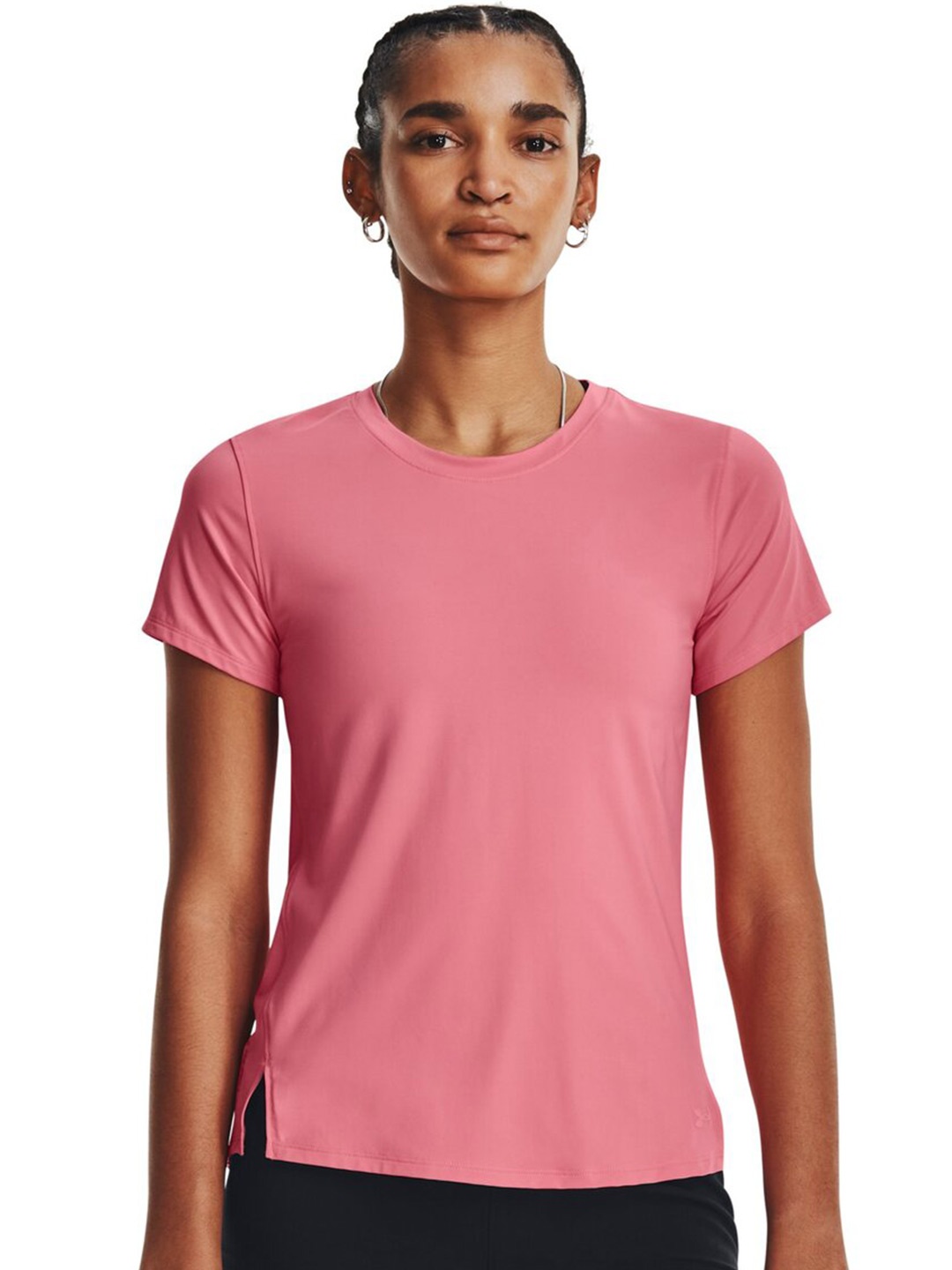 

UNDER ARMOUR UA Iso-Chill Laser Slim-Fit Round-Neck T-Shirt, Pink