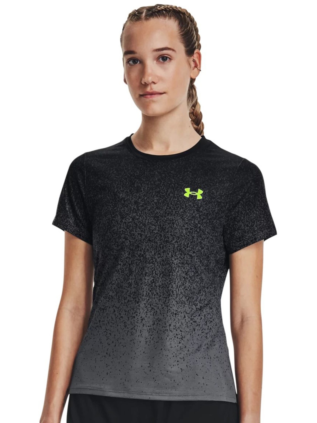 

UNDER ARMOUR RUSH Cicada Slim-Fit Short Sleeves T-shirt, Black