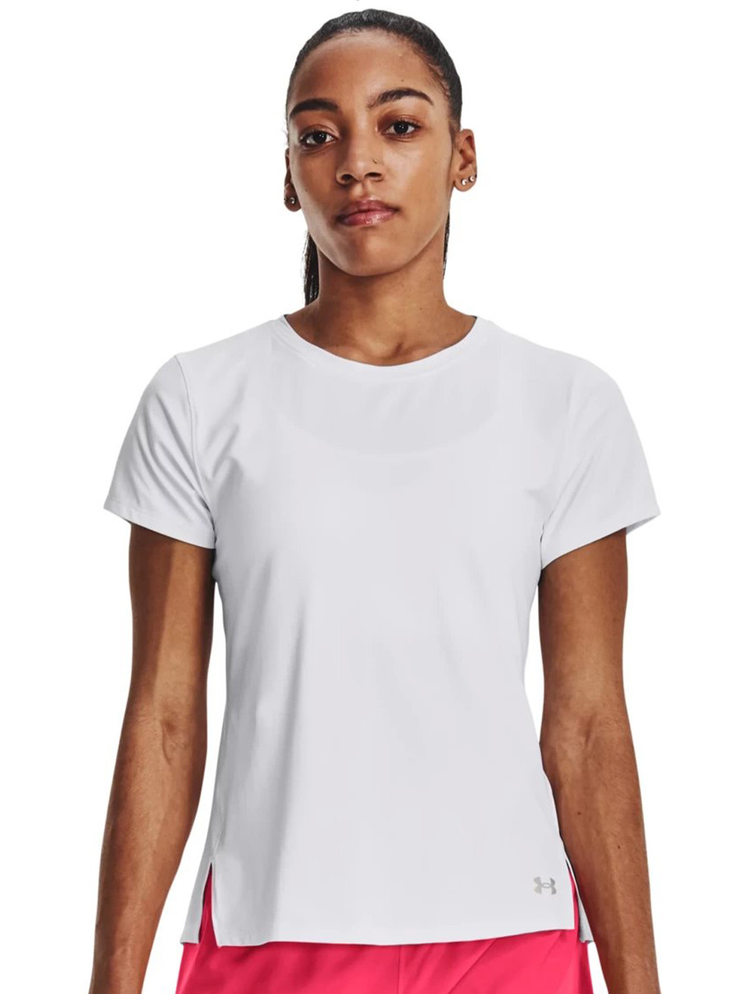 

UNDER ARMOUR Iso-Chill Laser Round Neck Slim-Fit T-Shirt, White
