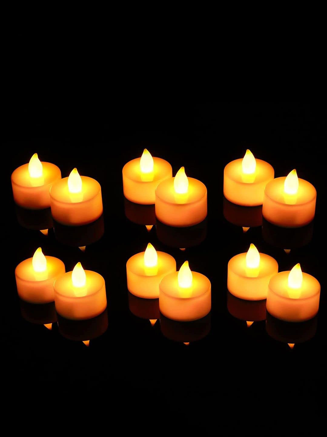 

Satyam Kraft White 24 Pieces Tea Light Candles
