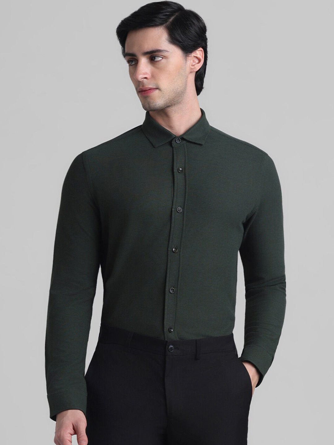 

Jack & Jones Slim Fit Opaque Casual Shirt, Green