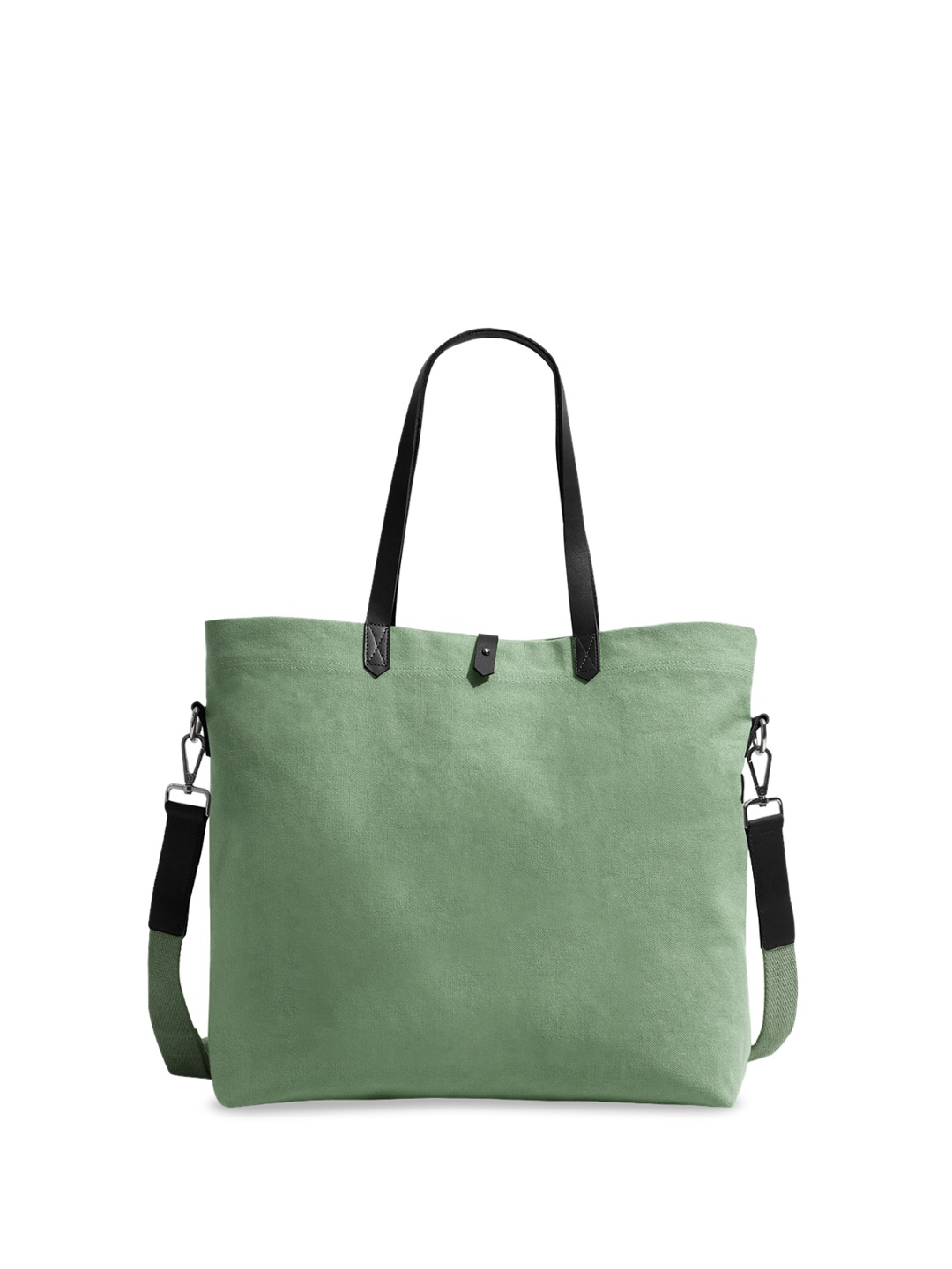 

DailyObjects Oversized Structured Tote Bag, Green