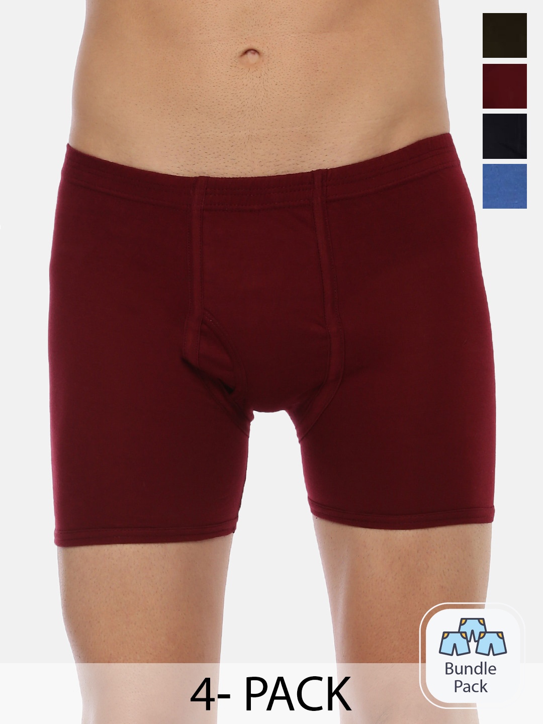 

Dollar Pack Of 7 Pure Cotton Trunk MLHTR-05-PO7-ASST1, Blue
