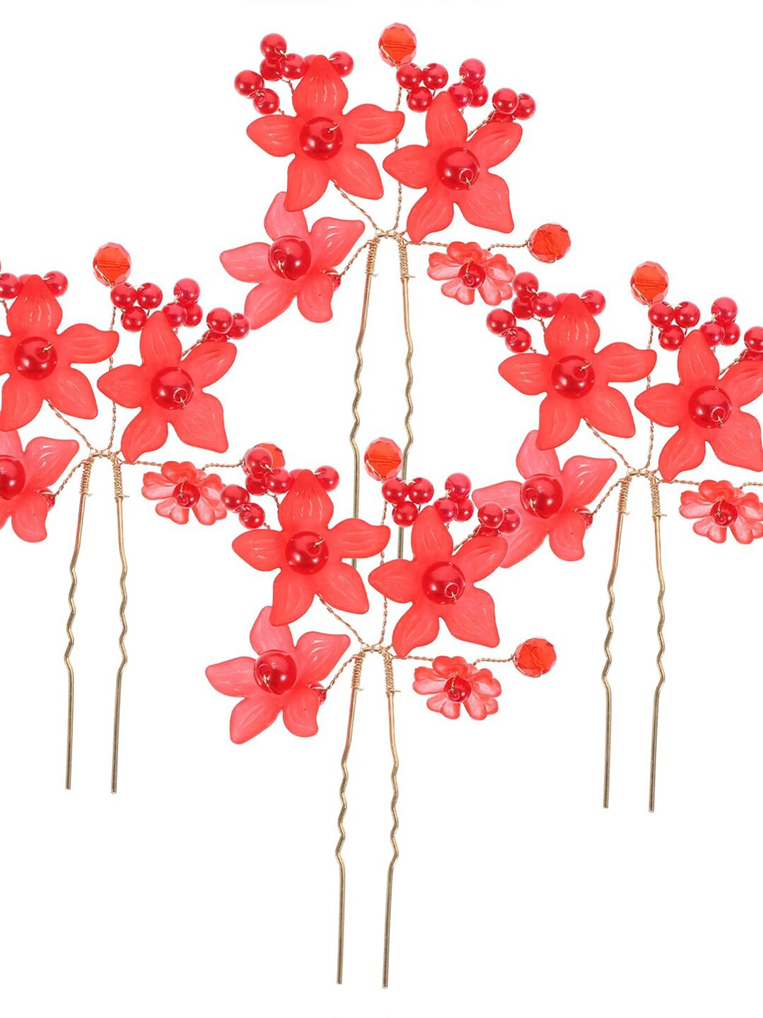 

FIMBUL Set Of 4 U Pins, Red