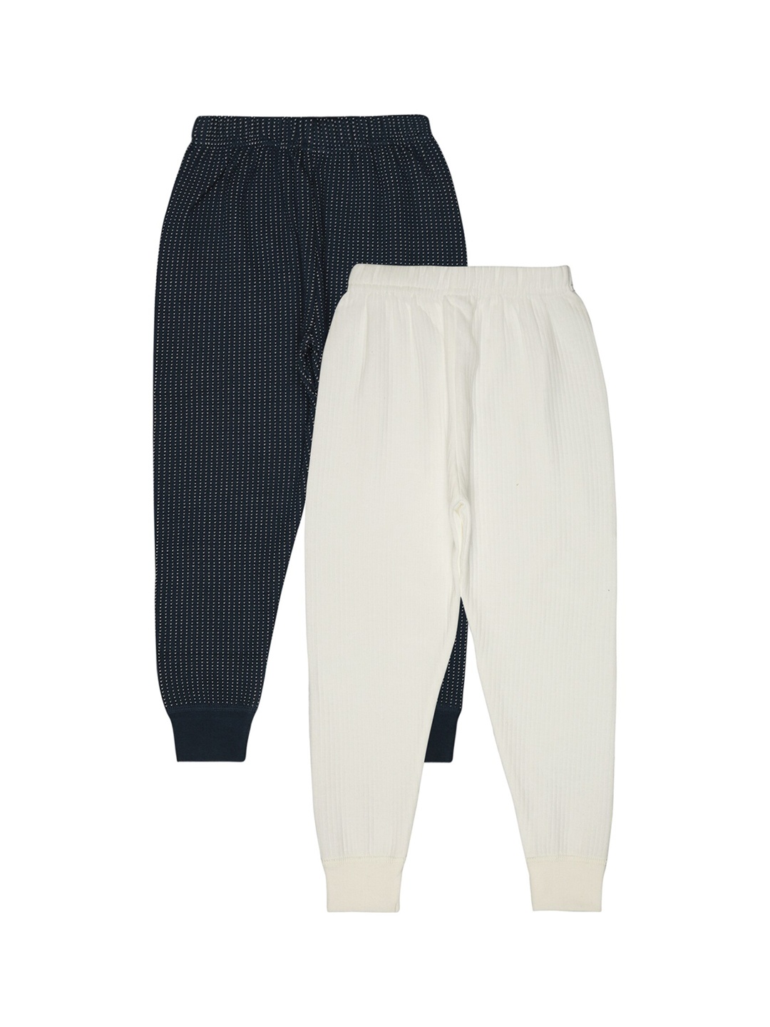 

BODYCARE INSIDER Infants Pack Of 2 Printed Thermal Bottoms, White