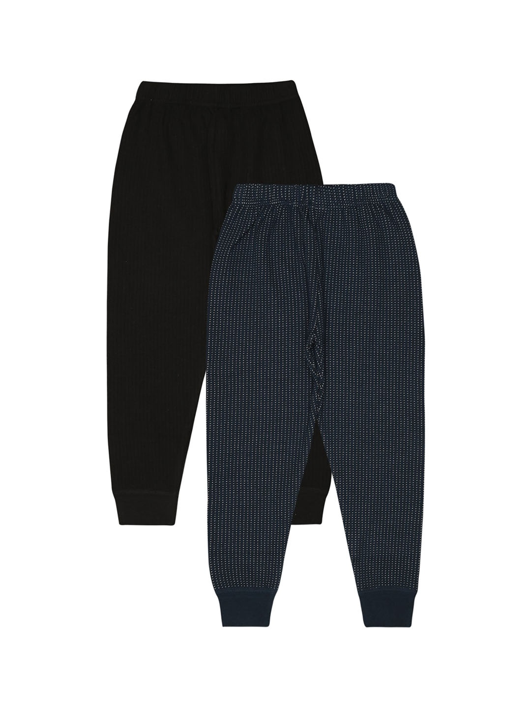 

BODYCARE INSIDER Infants Pack Of 2 Ribbed Thermal Bottoms, Black