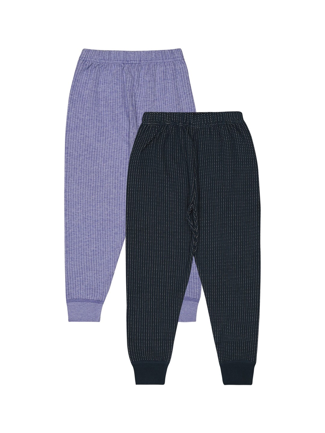 

BODYCARE INSIDER Infants Pack Of 2 Ribbed Thermal Bottoms, Purple