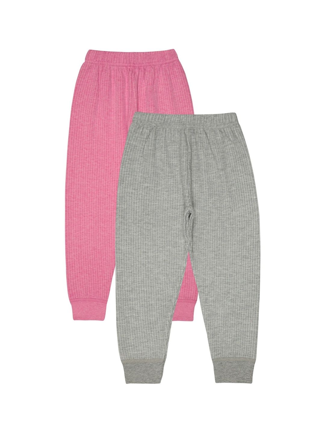 

BODYCARE INSIDER Kids Pack of 2 Ribbed Thermal Bottoms, Fuchsia