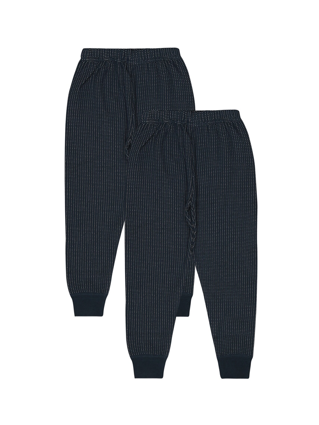 

BODYCARE INSIDER Infants Pack of 2 Ribbed Thermal Bottoms, Navy blue