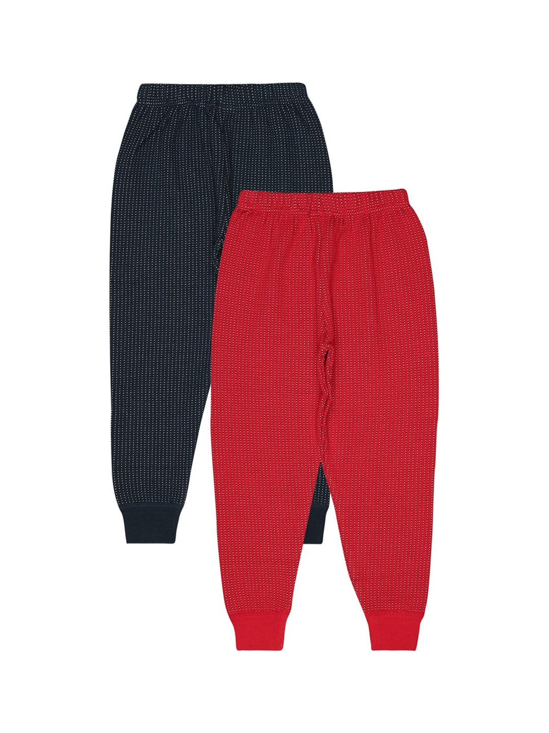 

BODYCARE INSIDER Infants Pack Of 2 Ribbed Thermal Bottoms, Navy blue