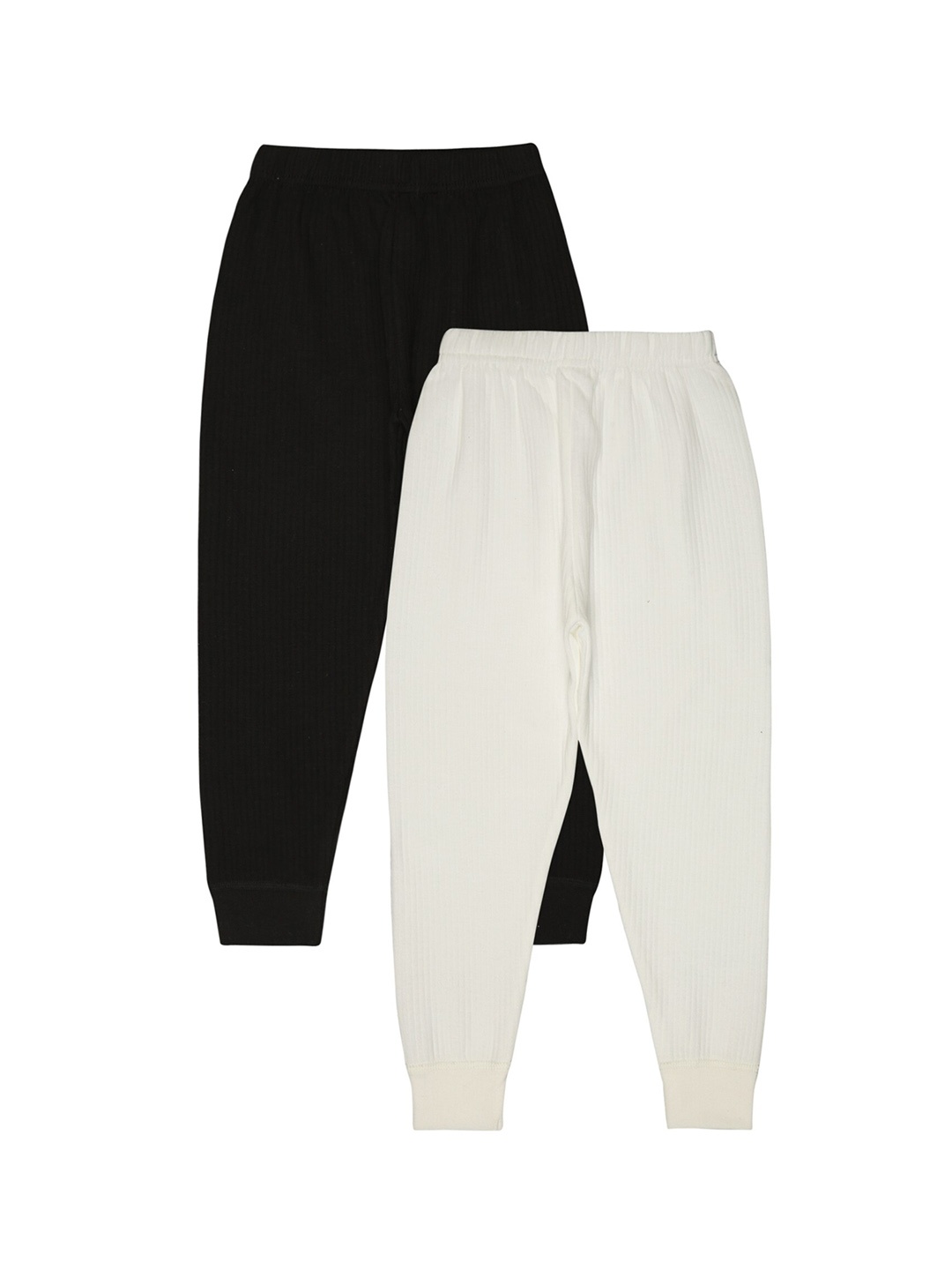 

BODYCARE INSIDER Kids Pack Of 2 Ribbed Thermal Bottoms, White