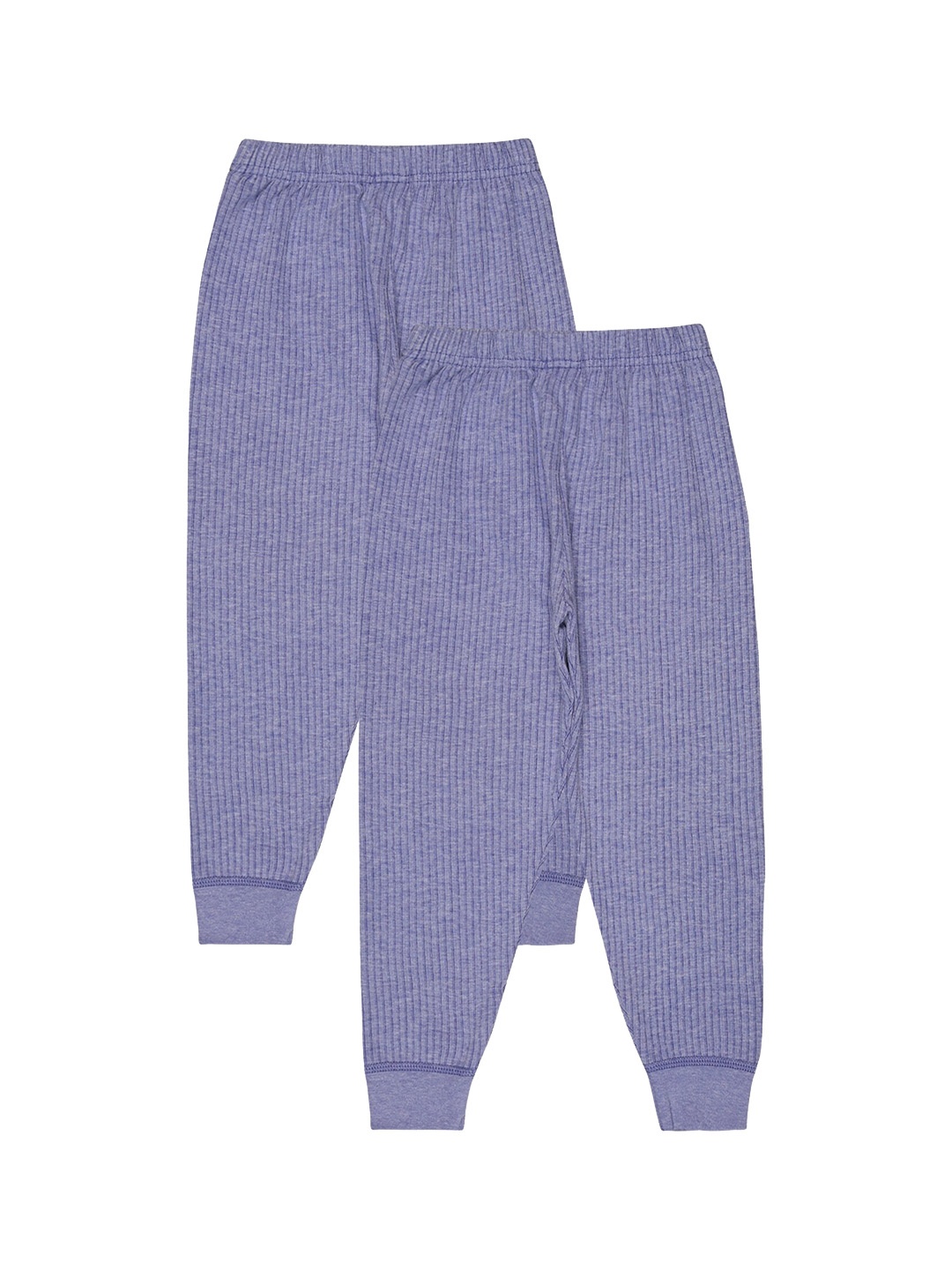 

BODYCARE INSIDER Kids Pack Of 2 Striped Thermal Bottoms, Blue