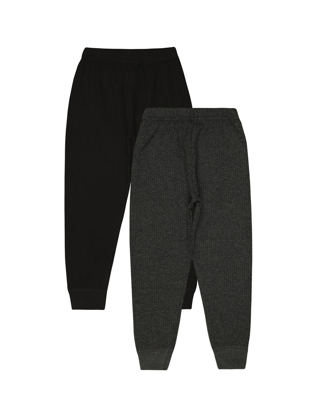 

BODYCARE INSIDER Infants Pack Of 2 Ribbed Thermal Bottoms, Black