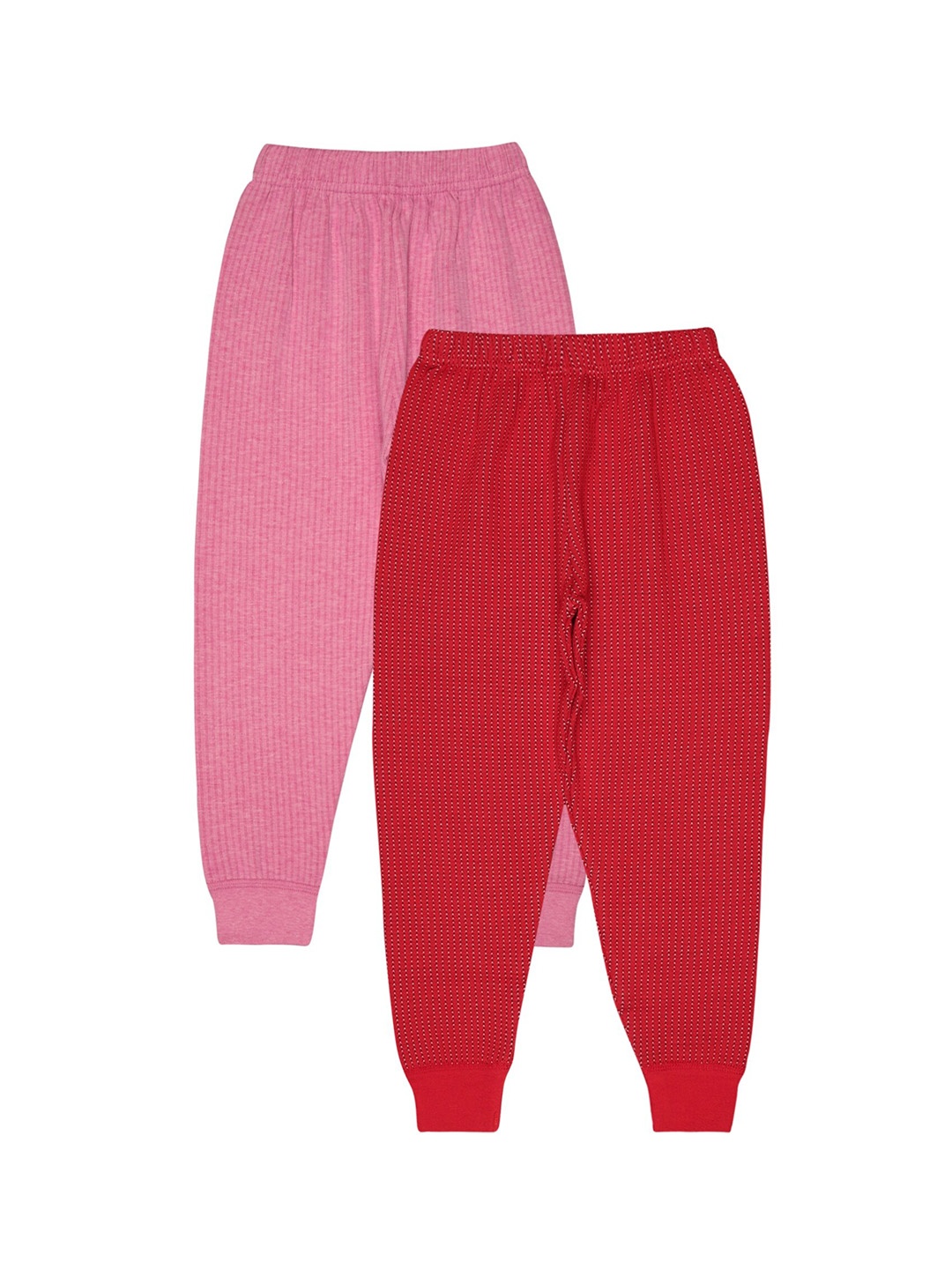 

BODYCARE INSIDER Infants Pack Of 2 Striped Thermal Bottoms, Fuchsia