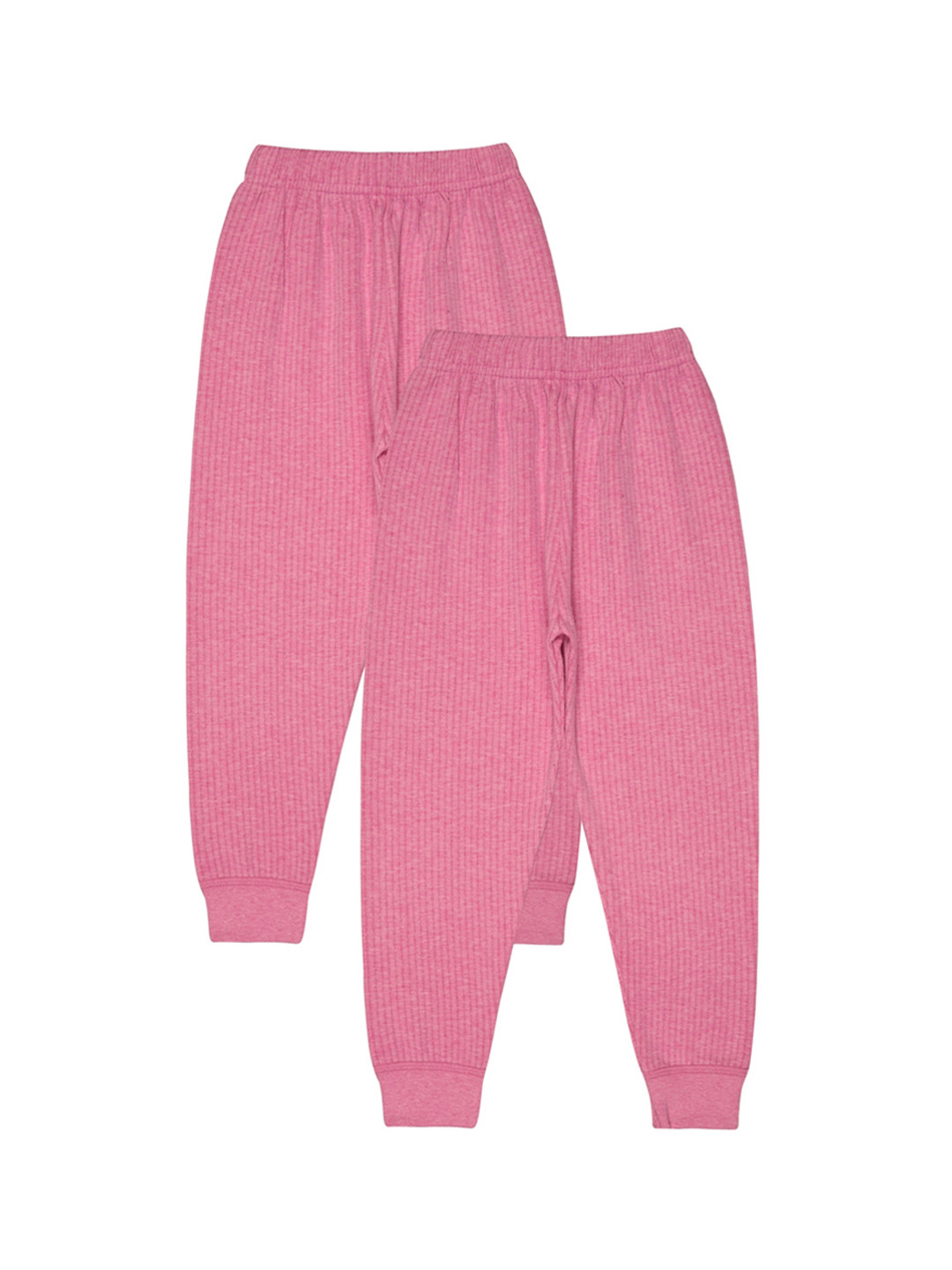 

BODYCARE INSIDER Infants Pack Of 2 Ribbed Thermal Bottoms, Fuchsia