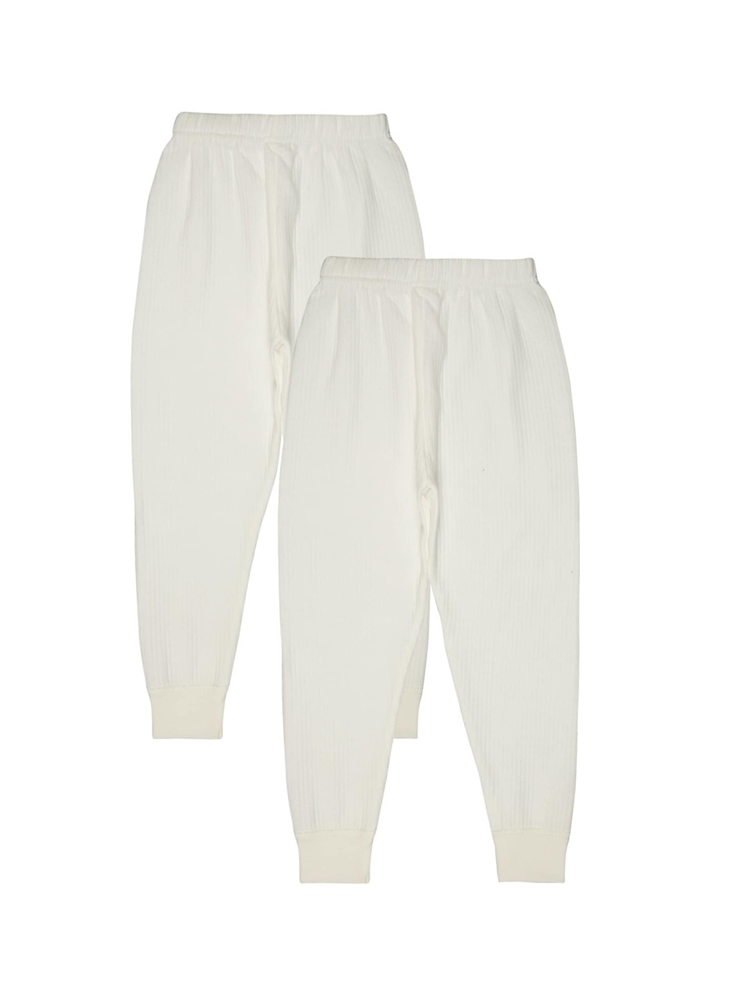 

BODYCARE INSIDER Infants Pack Of 2 Ribbed Thermal Bottoms, White