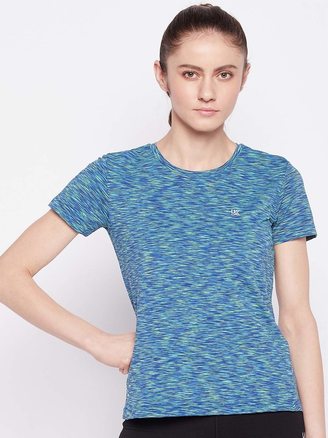 

URKNIT Self Design T-shirt, Blue