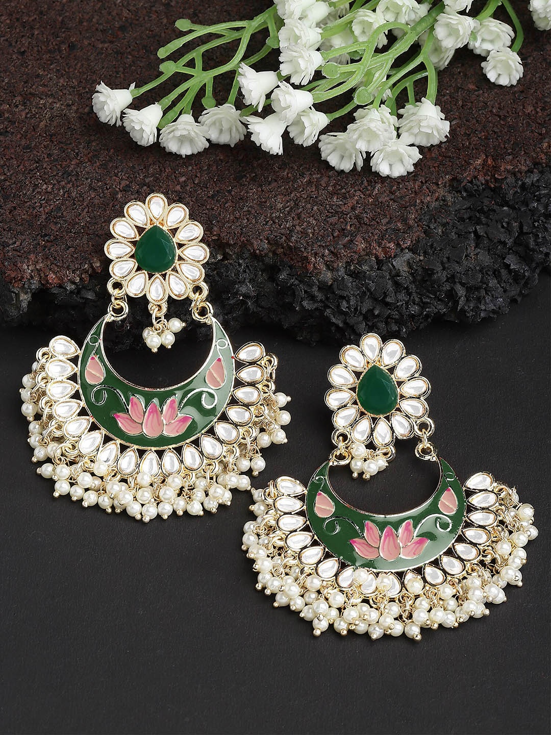 

KARATCART Gold Plated Chandbalis