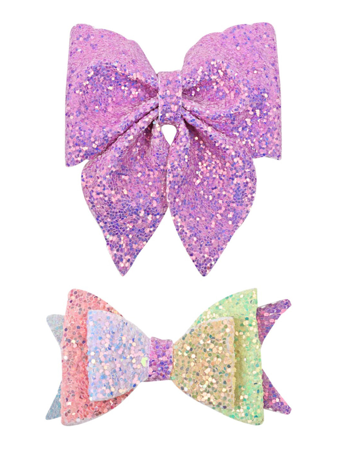 

Aye Candy Girls Set of 2 Embellished Alligator Hair Clip, Purple