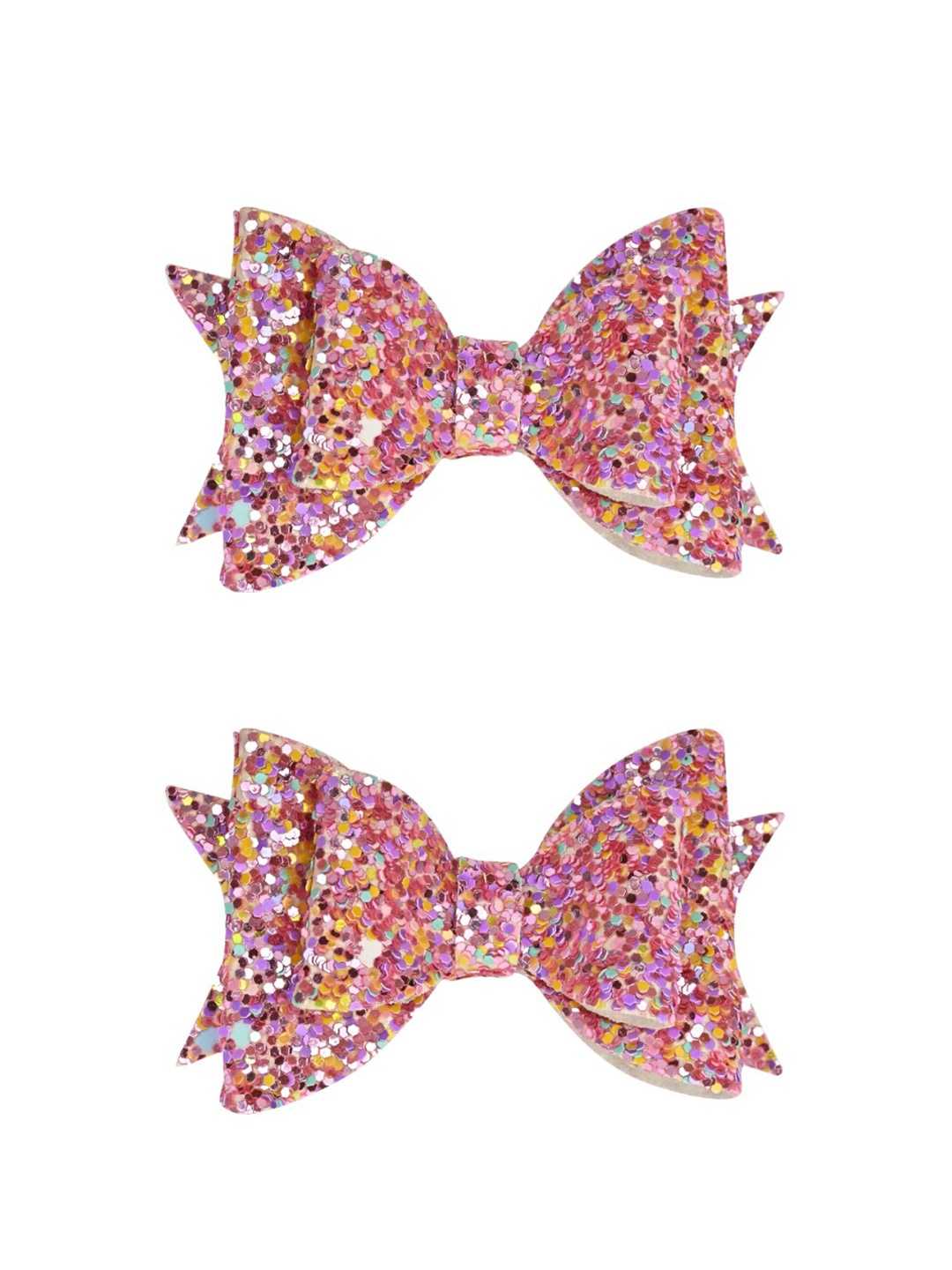 

Aye Candy Girls Set of 2 Embellished Alligator Hair Clip, Pink