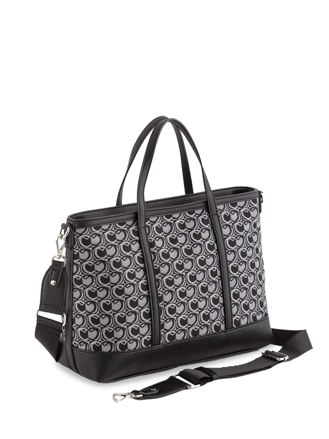 

CARPISA Oversized Shopper Shoulder Bag, Black