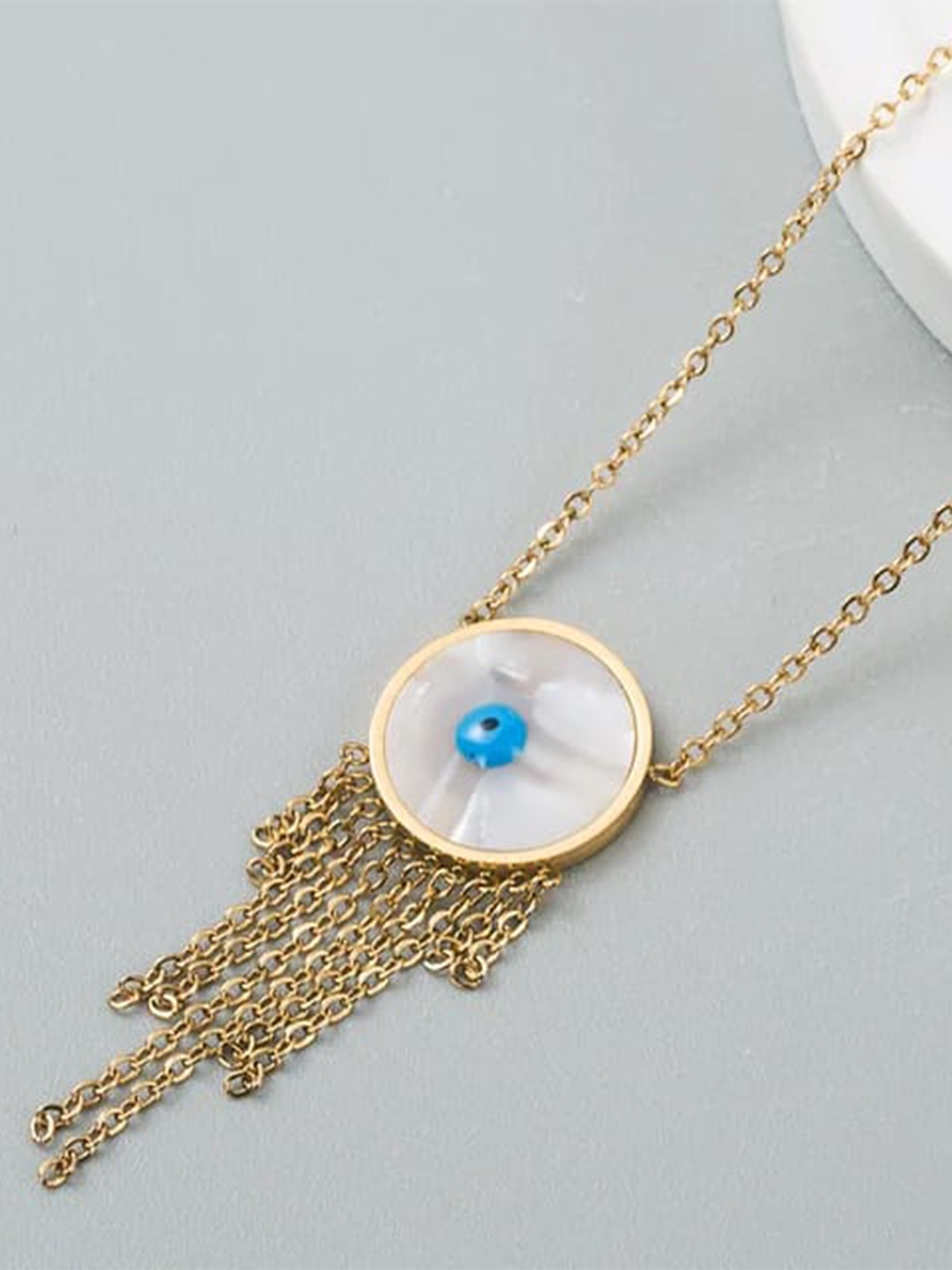 

KRYSTALZ Gold-Plated Evil Eye Necklace