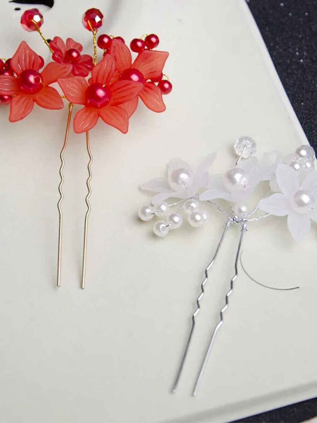 

FIMBUL Set Of 2 U Pins, White