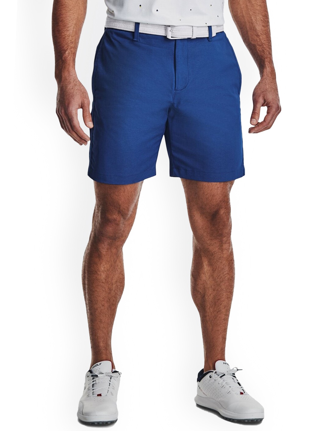 

UNDER ARMOUR Men Iso-Chill Airvent Mid-Rise Sports Shorts, Blue
