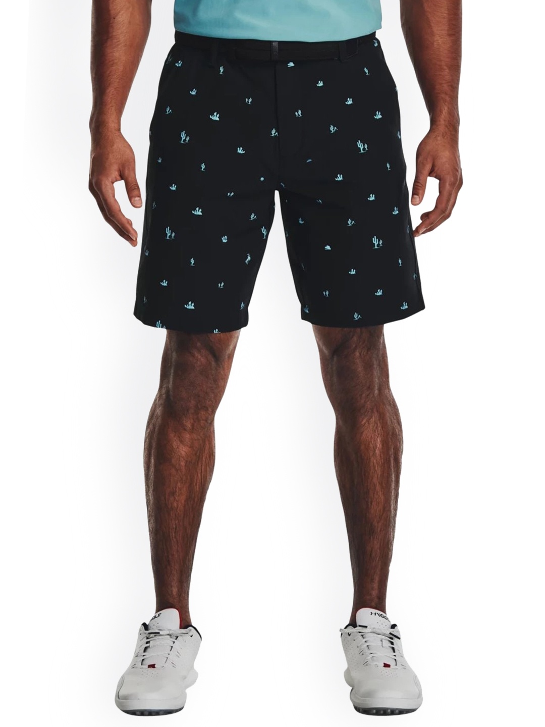 

UNDER ARMOUR Men Drive Printed Sports Shorts, Black