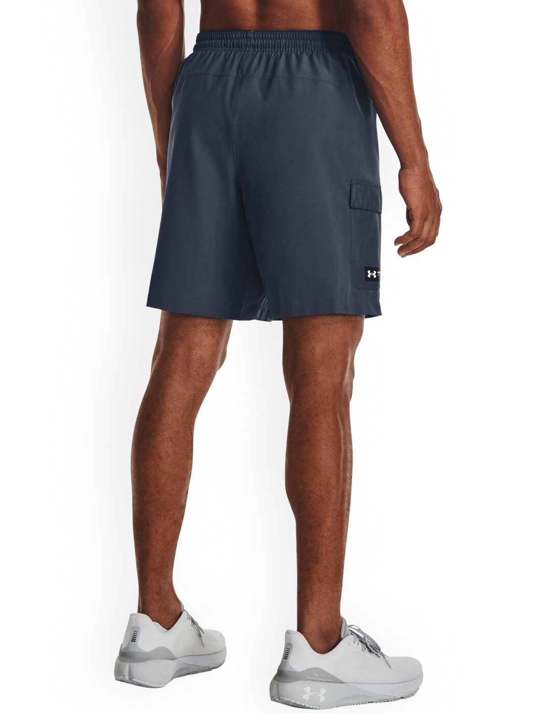 

UNDER ARMOUR Men Grey Mid-Rise Shorts