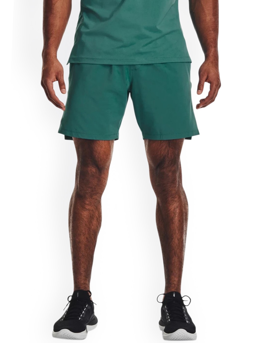 

UNDER ARMOUR Meridian Men Slim-Fit Sports Shorts, Green