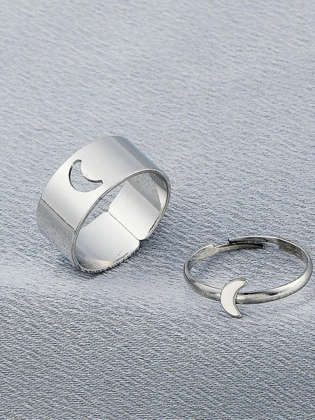 

Lyla Set Of 2 Silver-Plated Finger Ring