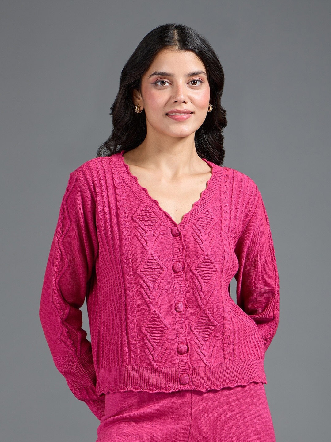 

20Dresses V-Neck Cardigan, Pink