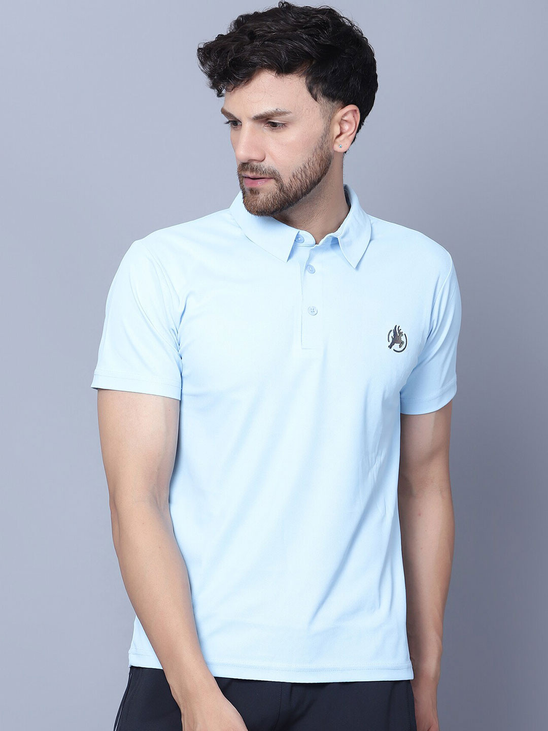 

Trenz Polo Collar Dri-FIT T-shirt, Blue