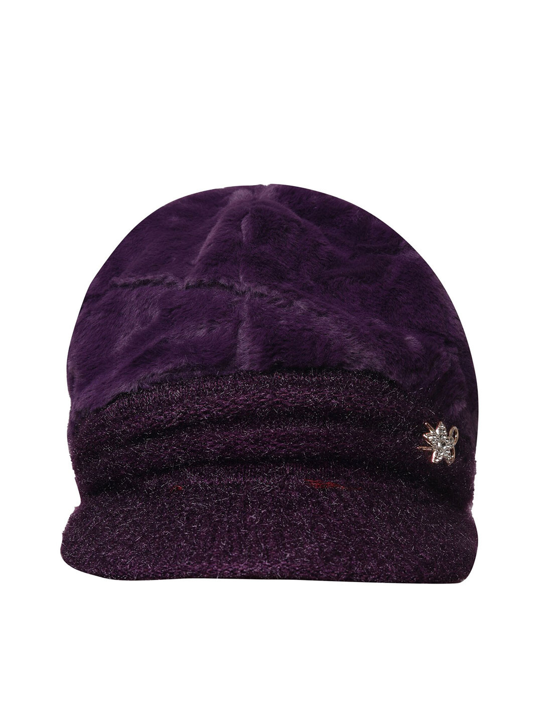 

LOOM LEGACY Women Acrylic Visor Cap, Purple