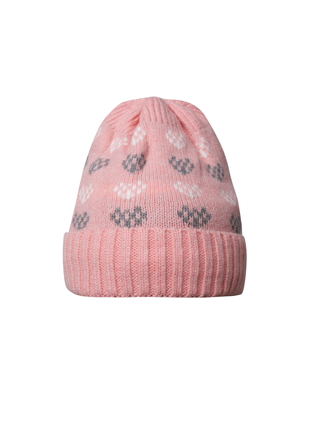 

LOOM LEGACY Women Self Design Beanie, Pink